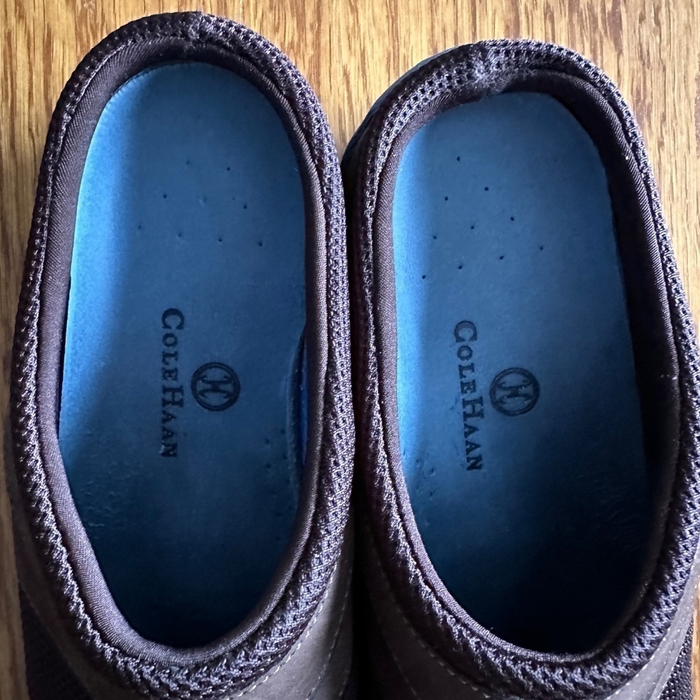 *COLE HAAN* Brown Clogs Size 7.5 - Picture 4 of 8
